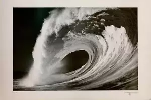 Affiche hawaïenne Aaron Chang Pipeline Côte-Nord 24 x 36 - Photo 1/3
