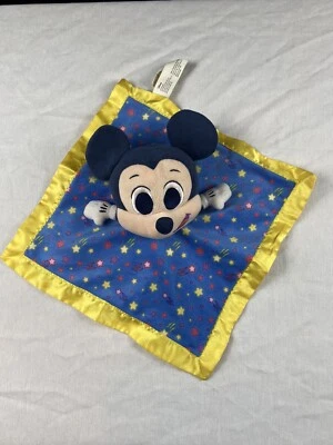 Manta de seguridad de felpa con sonajero interior Mickey Mouse bebé Disney para bebés niños Foto 1 de 4