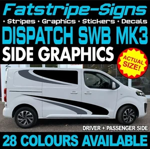 da montare CITROEN SPED MK3 SWB L1 GRAFICA ADESIVI DECALCOMANIE STRISCE CAMPER VAN - Foto 1 di 2