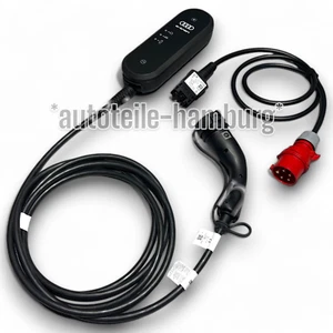 ✅ wie NEU#Audi Charger E-Tron 11kW Typ 2 Ladekabel Ladegerät 8V4971675+7PP971678 - Picture 1 of 8