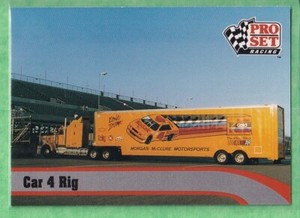 1992 Pro Set Winston Cup #202 Car Rig 4 Morgan-McClure Racing Kodak