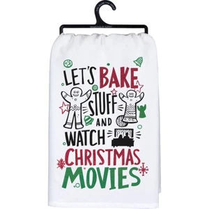 Toalla de cocina Let's Bake Stuff And Watch Christmas Movies - Imagen 1 de 1