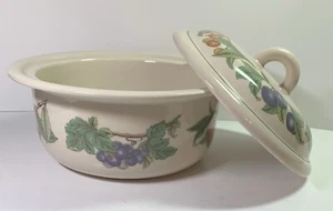 Noritake Epoch Wholesome Lidded Casserole Bean Pot E-211 5 1/2" Tall - Picture 1 of 14