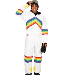 Tipsy Elves Snow Suits Mens L Sunrise Shredder One Piece Performance Snow Suits - Picture 1 of 3