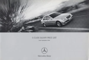 Price List UK Mercedes C-Class Saloon (W203) 09-00 - Imagen 1 de 2