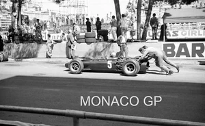 MOTOR MIKE SPENCE BRM P83 H16 MONACO GP 1967 PERÍODO NEGATIVO 35 MM SÁBADO F1 P - Imagen 1 de 2