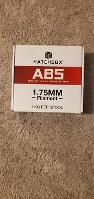HATCHBOX ABS 3D Printer Filament, Dimensional Accuracy +/- 0.3 mm, 1 kg Spool, - Image 1 of 3