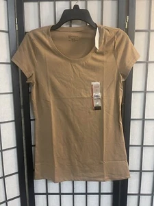No Boundaries Short Sleeve Tee M (7-9) Brown New Womens New SKU  A29 - Picture 1 of 5