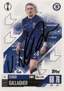 CONOR GALLAGHER HAND SIGNED CHELSEA MATCH ATTAX CARD - Picture 1 of 1