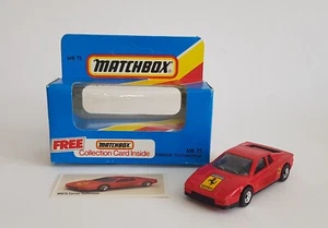 Matchbox Superfast MB 75, Ferrari Testarossa Superbo con Cartone Mint Condizione - Foto 1 di 13