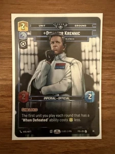 Star Wars Unlimited Galactic Championship 2025 Promo - Director Krennic - Picture 1 of 1