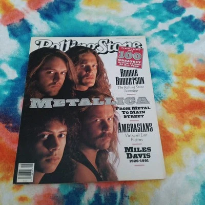 Rolling Stone Magazine Issue 617 November 14 1991 Metallica Miles Davis NO LABEL - Image 1 of 4