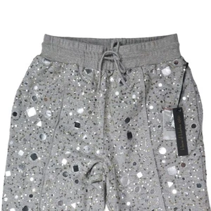 House of Harlow 1960 Revolve NWT Ale Jogger Size M Sequin Mirror Heather Gray - Picture 1 of 21