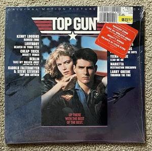 TOP GUN - OST Soundtrack LP in SHRINK w/ INNER 1986 Columbia SC40323 Vinyl * /NM - Picture 1 of 8