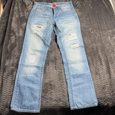 Request Jeans Men's 32x32 Distressed Faded Y2K Denim - Image 1 of 4