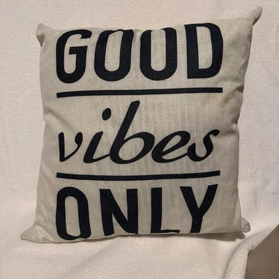 Good Vibes Only Pillow - Image 1 of 4