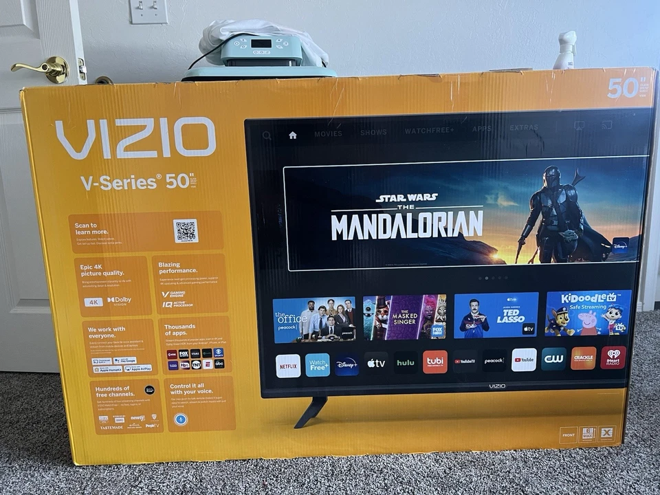VIZIO V505-J09 50 pulgadas clase TV Dolby Vision HDR V Series HDMI Ultra HD - negro Foto 1 de 1