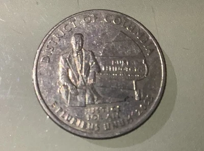 United States US America 25 Cents District of Columbia Quarter 2009 P Circulated - Image 1 of 2