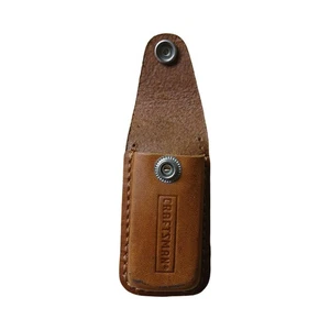 Vintage Handwerker Taschenmesser Multitool Lederscheide Gürteltasche nur - Bild 1 von 2