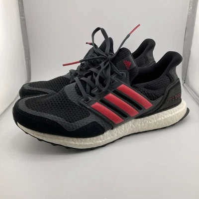 Adidas Ultraboost Shoes Womens Size 10 Black Red Boost Primeknit Running EG8119 - Image 1 of 4