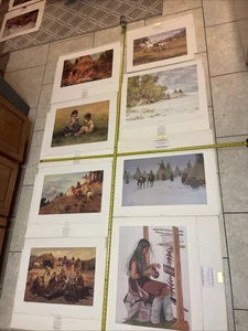 (15) Signed Lithographs Indian Cowboy Limited Edition Native American Art Prints - Picture 1 of 24