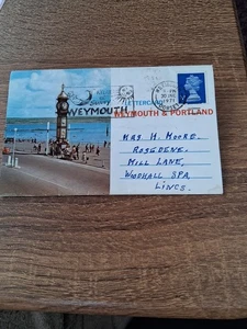 Weymouth & Portland Lettercard Posted 1971 - Picture 1 of 9