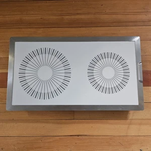 Rare Jennair Model 87946 and 87847 White Glass Top Cartridge Cooktop Range - Picture 1 of 9