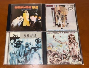 FUNKADELIC + PARLIAMENT 4 CD LOT FUNK 70s Rare - Picture 1 of 4