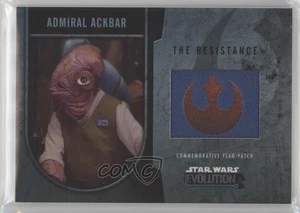 2016 Topps Star Wars Evolution Commemorative Flag /170 Admiral Ackbar Patch 1p5 - Picture 1 of 3
