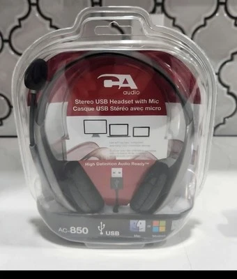 Headset With MIC USB Stereo AC850 - Image 1 of 4
