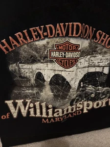Bolso de Mano Harley-Davidson Negro Williamsport MD 2003 Hecho en EE. UU. - Imagen 1 de 12