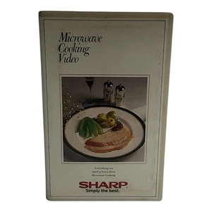 Sharp Microwave Cooking Video VHS *Rare* Tested GC - Picture 1 of 3