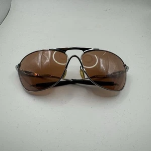 OAKLEY CROSSHAIR Polished Chrome / VR28 Black Iridium AUTHENTIC 4060-02 RARE - Picture 1 of 3