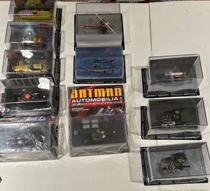 Lot Of 10 Eaglemoss Complete Batman Classic TV Series vehicles automobilia - Picture 1 of 12