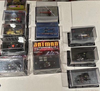 Lot Of 10 Eaglemoss Complete Batman Classic TV Series vehicles automobilia - Image 1 of 4