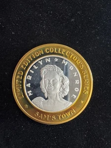 Sam's Town Marilyn Monroe .999 Fine Silver Casino Token 0,60oz - Bild 1 von 2