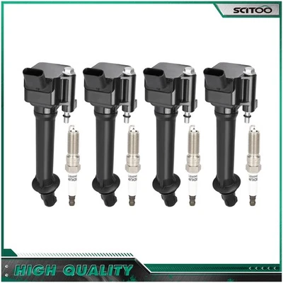 4 For Chevrolet Malibu 1.8L 2016 2017 2018 2019 Ignition Coils & Spark Plugs - Image 1 of 4