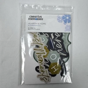 Creative Memories Hearth & Home XL Embellishments 6 Die Cuts 2023 Home I Love Us - Picture 1 of 3