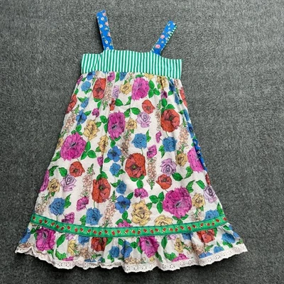 Matilda Jane Girls Dress 10 Can Do Attitude Floral Sleeveless Brilliant Daydream - Image 1 of 4