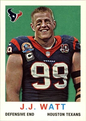 2013 Topps 1959 Mini #62 J.J. Watt Card - Image 1 of 2