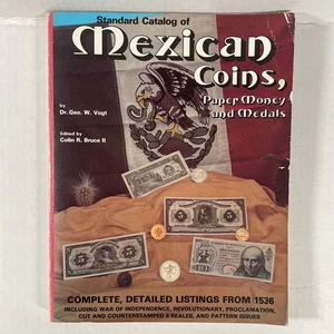Standard Catalog of Mexican Coins Paper Money & Medals 1978 Vogt Paperback - Foto 1 di 7