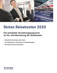 Stotax Reisekosten 2020, CD-ROM | Deutsch | CD-ROM | 2019 | STOTaX - Bild 1 von 1
