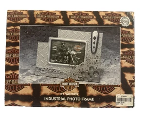 Harley-Davidson Motorcycle Industrial Photo Frame 3 x 5 Vandor NIB - Picture 1 of 4