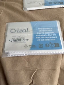 Crizal Authentic Eyeglass Cloth 12 units (cloths) per order - Picture 1 of 6