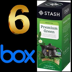 6 Box Stash Premium Green Tea 180 Tea Bags Exceptional Japanese Style Green Tea - Picture 1 of 10