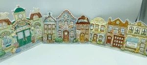 Cherished Teddies Club Backgrounds Town Depot, Town Hall, Firehouse, Bakery + - Picture 1 of 6