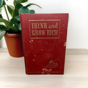 Think And grow Rich 1958 HC Napoleon Hill Vtg RARE Andrew Carnegie Formula - Imagen 1 de 8