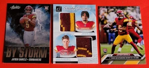 Jayden Daniels ROOKIE CARD + Rookie SWEATER +2024 Topps Now Washington Commander - Bild 1 von 8