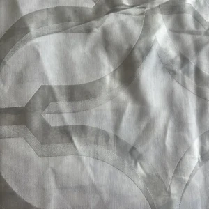 HOTEL COLLECTION Duvet Cover FULL/QUEEN Dimensional Silver Grey - Picture 1 of 8