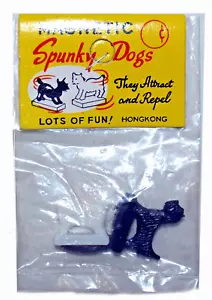 MAGNETIC SPUNKY DOG MAGNETS SCOTTY DOGS HONG KONG NOVELTY TOY - Picture 1 of 3